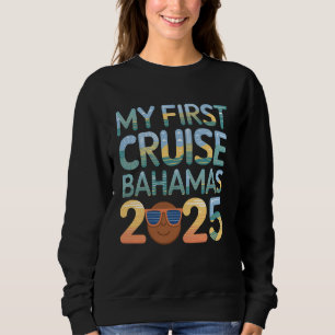 Mijn eerste cruise Bahama's 2025 Tropische vakanti Trui