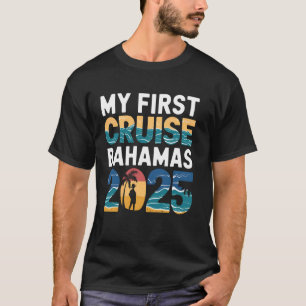 Mijn Eerste Cruise Bahamas 2025 Tropische Zonsonde T-shirt