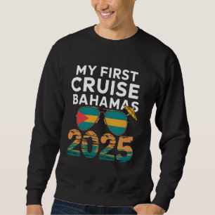 Mijn Eerste Cruise Bahamas 2025 Vlag & Zonnebril T Trui