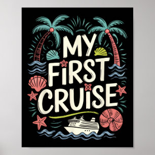 Mijn eerste cruise-familievakantie scheepsreis 202 poster