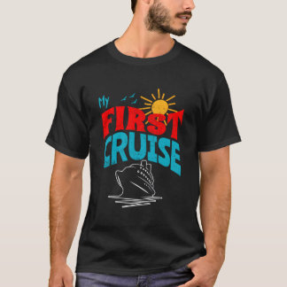 Mijn eerste cruise grappig t-shirt