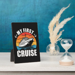 Mijn eerste cruise Grappige gez familievakantie C Fotoplaat