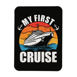 Mijn eerste cruise Grappige gez familievakantie C Magneet