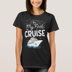 Mijn eerste cruise Mannen Women Girls and Boys Cru T-shirt