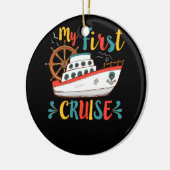 Mijn eerste cruise Ship Anchor Cruising Vacrip Keramisch Ornament (Links)