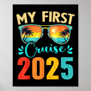 Mijn eerste cruise team 2025 zomervakantie matchin poster