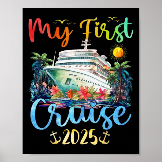 Mijn eerste cruisereis van 2025 naar de Kinder vak Poster (Voorkant)