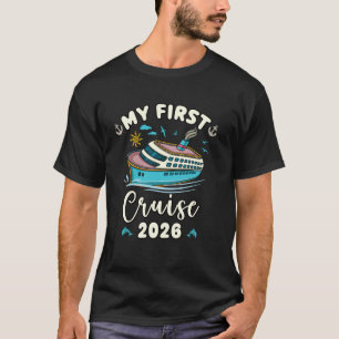 Mijn eerste cruiseschip 2026 Varend bemannings zom T-shirt