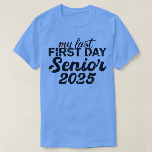 Mijn eerste dag 2025 1 t-shirt (Design voorkant)