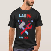 Mijn eerste Dag van de Arbeid, Happy Labor Day T-shirt (Voorkant)