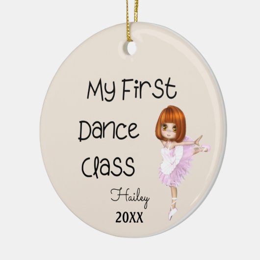 Mijn eerste dansklasse Ornament (Links)