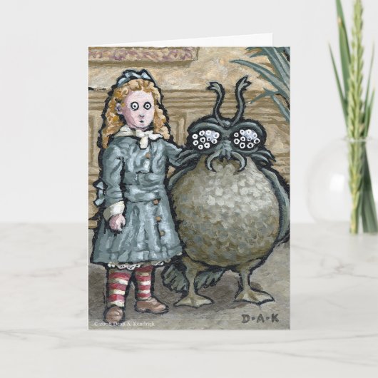 Mijn eerste dichter 5 - Blank in surrealistische g Kaart (Voorkant)