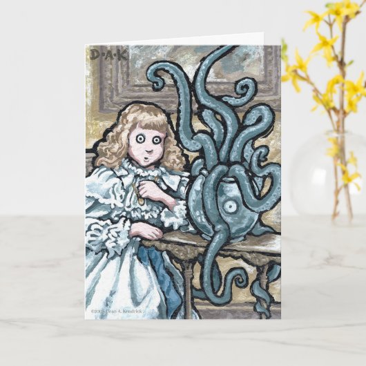 Mijn eerste dichter nr. 7 - Blank in surrealistisc Kaart (Gele Bloem)