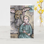 Mijn eerste dichter nr. 8 - Blank in surrealistisc Kaart (Gele Bloem)