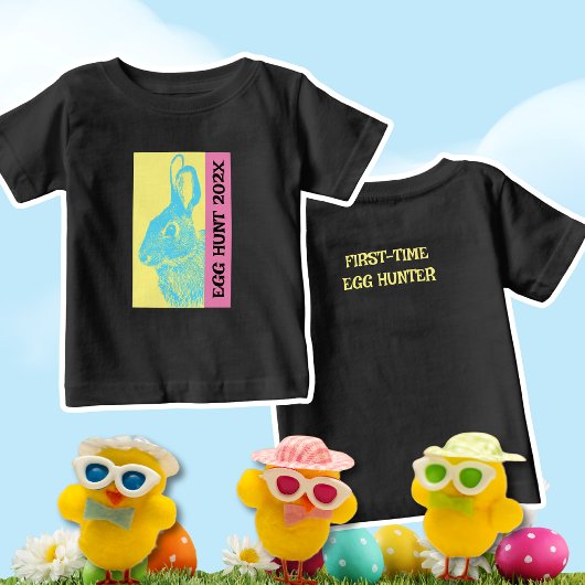Mijn eerste Egg Hunt Paaspeuter Baby T-shirt