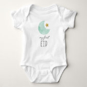 Mijn Eerste Eid baby kleding Romper (Voorkant)