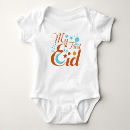 Mijn eerste Eid Moslim feestdag Romper