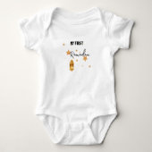 Mijn eerste Eid Ramadan Moon Islam Baby Bodysuit (Voorkant)