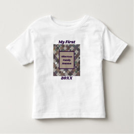 Mijn eerste familie Reunion Patchwork Quilt Keepsl Kinder Shirts