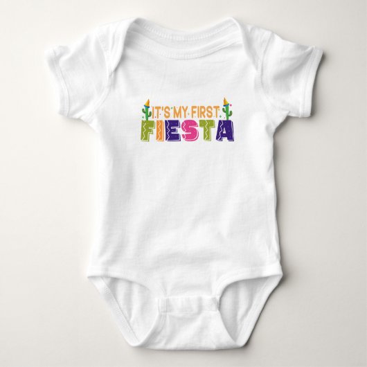 Mijn eerste Fiesta-wedstrijd voor de eerste verjaa Romper (Voorkant)