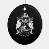 mijn eerste fiets keramisch ornament (Links)