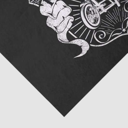 mijn eerste fiets tissuepapier (Detail)