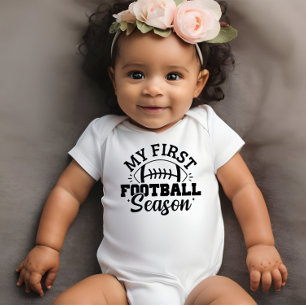 Mijn eerste football seizoen Genderneutraal kind, Romper