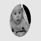 Mijn eerste foto van een wereldwijde pandemie Baby Ornament (voorkant)