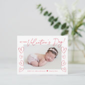 Mijn eerste foto van het Rode Manuscript van de Va Feestdagenkaart (Staand voorkant)