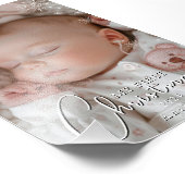 Mijn eerste foto's van Christmas Baby Foto Afdruk (Hoek)