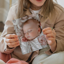 Mijn eerste foto's van Christmas Baby Foto Afdruk