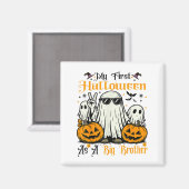 Mijn eerste Halloween als Big Brother Ghost Pumpki Magneet (Voorkant / Achterkant)