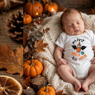 Mijn Eerste Halloween Baby Body |Moeilijke Spooky Romper