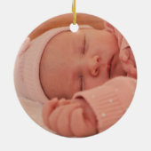 mijn eerste halloween baby boo , aangepaste naam & keramisch ornament (Achterkant)