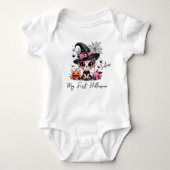 Mijn eerste Halloween Baby Sugar Skull Romper (Voorkant)