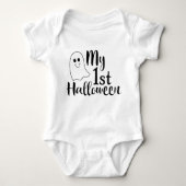 Mijn eerste Halloween Cute Baby Ghost Romper (Voorkant)