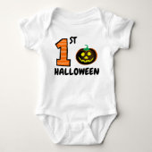 Mijn eerste halloween Cute Baby Spooky Suite Romper (Voorkant)