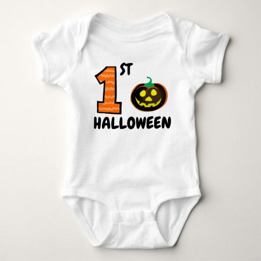 Mijn eerste halloween Cute Baby Spooky Suite Romper (Voorkant)