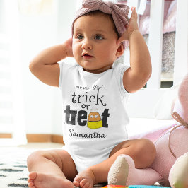 Mijn eerste Halloween Cute Trick or treat Candy Co Romper