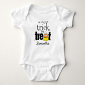 Mijn eerste Halloween Cute Trick or treat Candy Co Romper (Voorkant)
