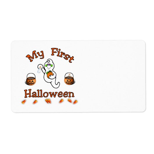 Mijn eerste halloween etiket (Voorkant)