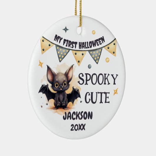 Mijn eerste Halloween -  Foto Ornament (Rechts)