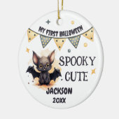 Mijn eerste Halloween -  Foto Ornament (Links)