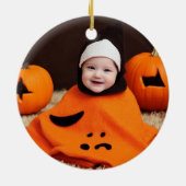 Mijn eerste Halloween -  Foto Ornament (Achterkant)