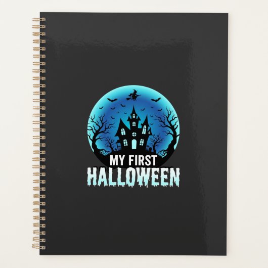 Mijn Eerste Halloween Griezelig Spokenhuis Ontwerp Planner (Voorkant)