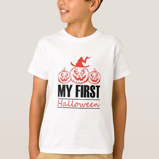 Mijn eerste Halloween-halloween-geest-horror-grapp T-shirt (Voorkant)