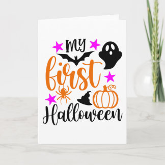 Mijn eerste halloween kaart