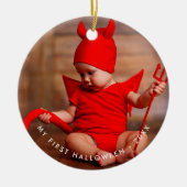 Mijn eerste halloween keramisch ornament (Voorkant)