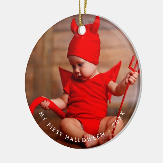 Mijn eerste halloween keramisch ornament (Links)