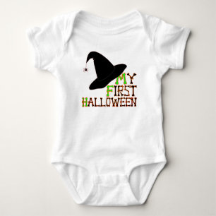 Mijn eerste halloween kleine heks romper